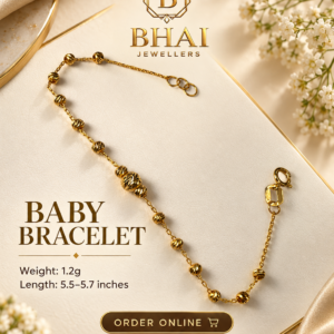 Baby Gold Bracelet – 1.2g | Adjustable 5.5–5.7 Inches