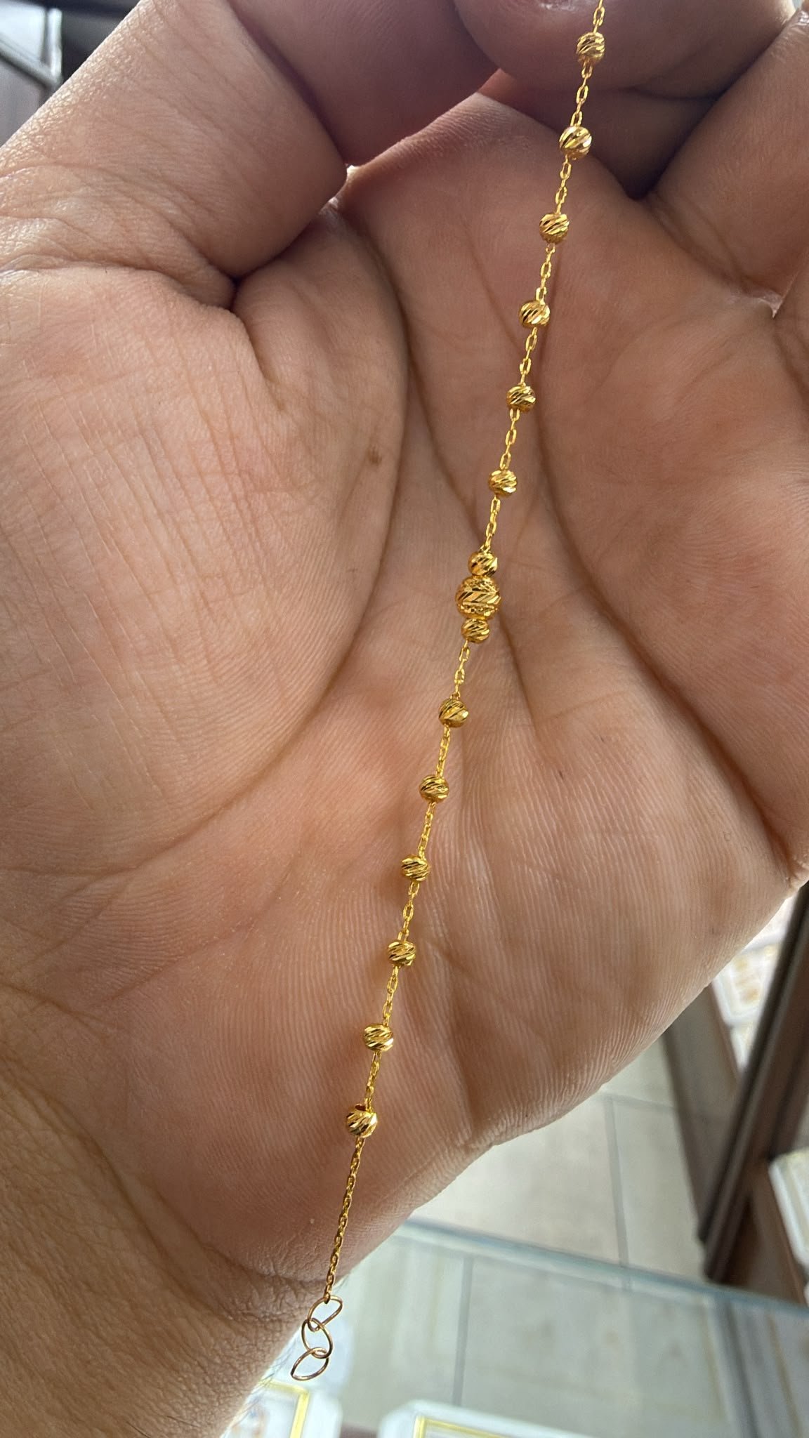 Baby Gold Bracelet – 1.2g | Adjustable 5.5–5.7 Inches